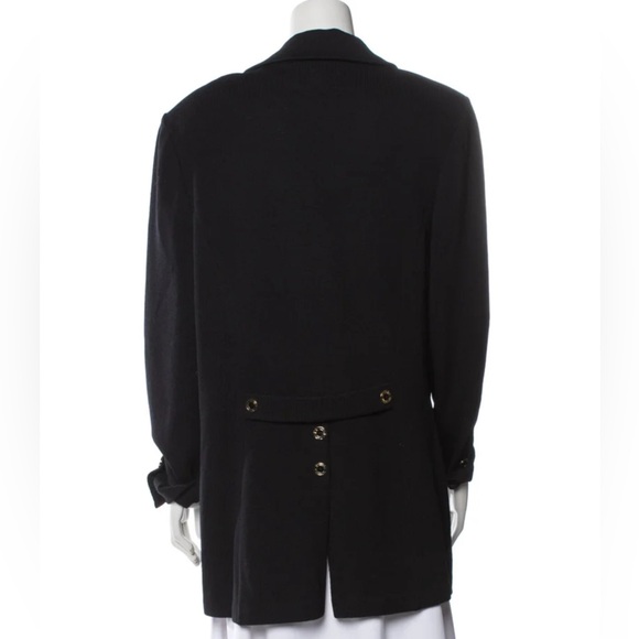 St. John Collection Pea Coat in Black #Chanel #LV #Fendi - Picture 2 of 4